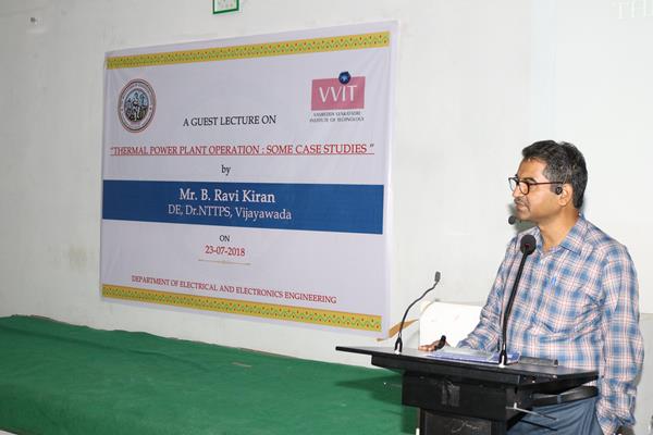 B.Ravi Kiran speaking