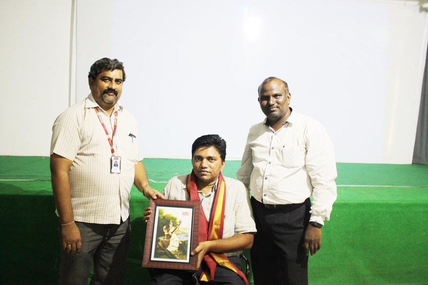Felicitation to Dr.PVV Kishore by Dr.K.Giribabu and Dr.M.Y.Bhanumurthy