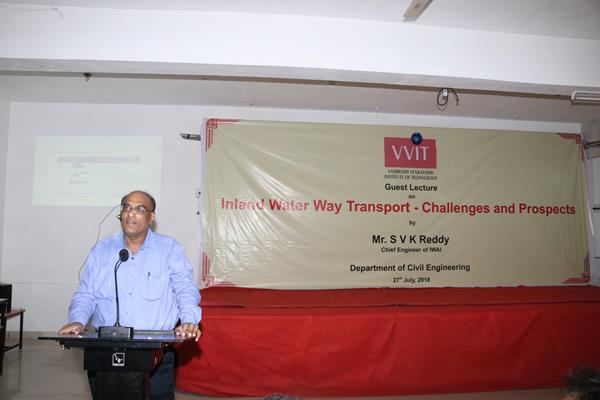 SVK Reddy at guest lecture